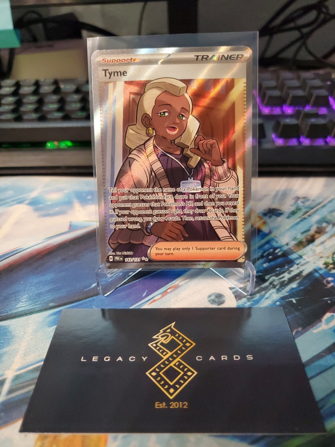 Tyme 143/131 - S&V: Prismatic Evolutions Ultra Rare - Pokémon TCG (NM)