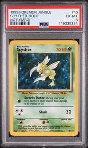 Scyther 10/64 Jungle Holo Rare Pokémon TCG