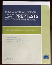10 New Actual, Official LSAT PrepTests with C...
