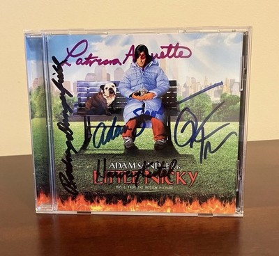 Little Nicky Movie Soundtrack CD 2000 Signed By Cast RARE Nu Metal Adam Sandler