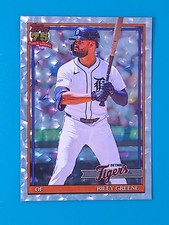 2026 Topps Series 1 - Riley Greene #T91-2 1991 Crackleboard Foil