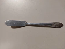 cheese knife crown silverplate USED