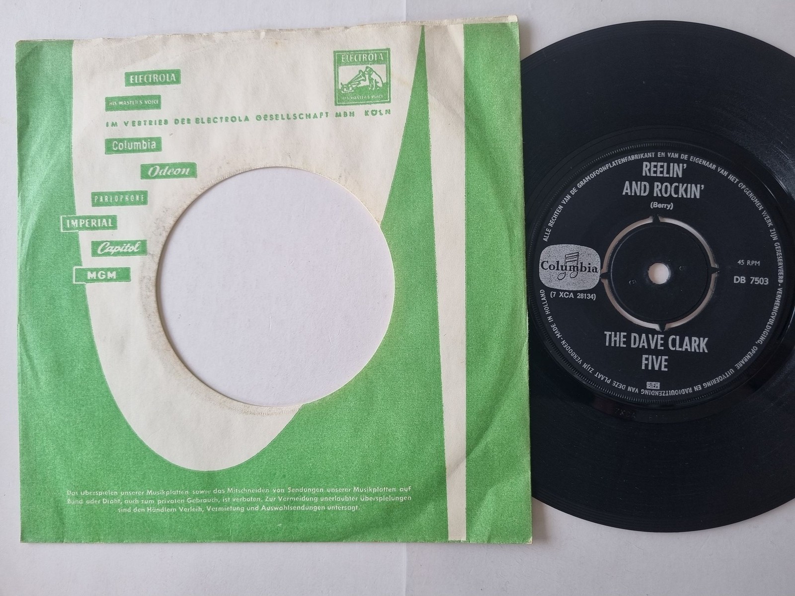 The Dave Clark Five - Reelin' and Rockin' 7'' Vinyl Holland
