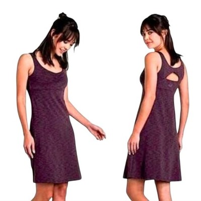 Kuhl Mova Aktiv Dress | Medium | Purple Heather Sleeveless Built-In Bra