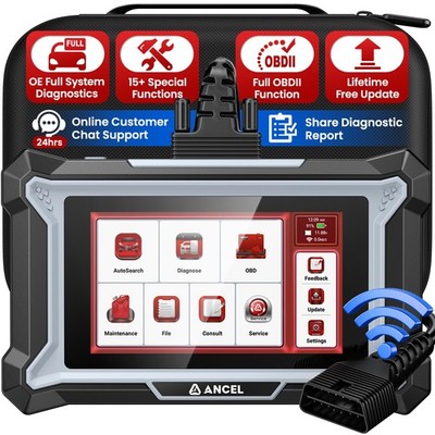 Automotive Diagnostic Tool Car OBD2 Scanner All System Scan,Lifetime Free Update