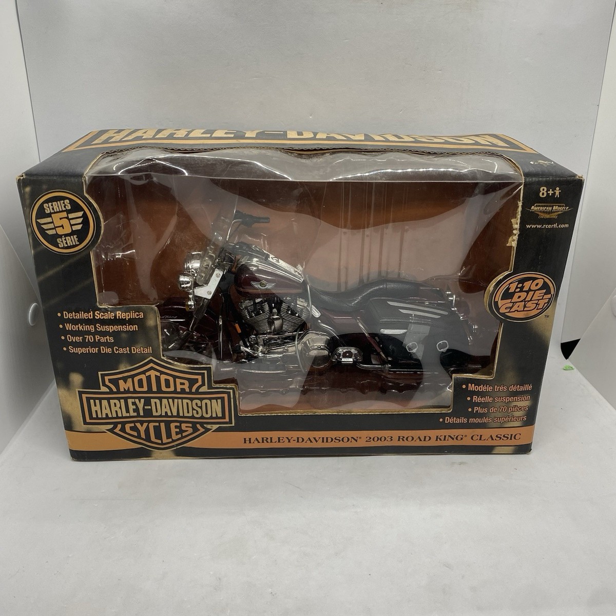 Harley Davidson American Muscle 1:10 2003 Road King Classic