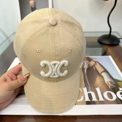 New CELINE Khaki Baseball Cap