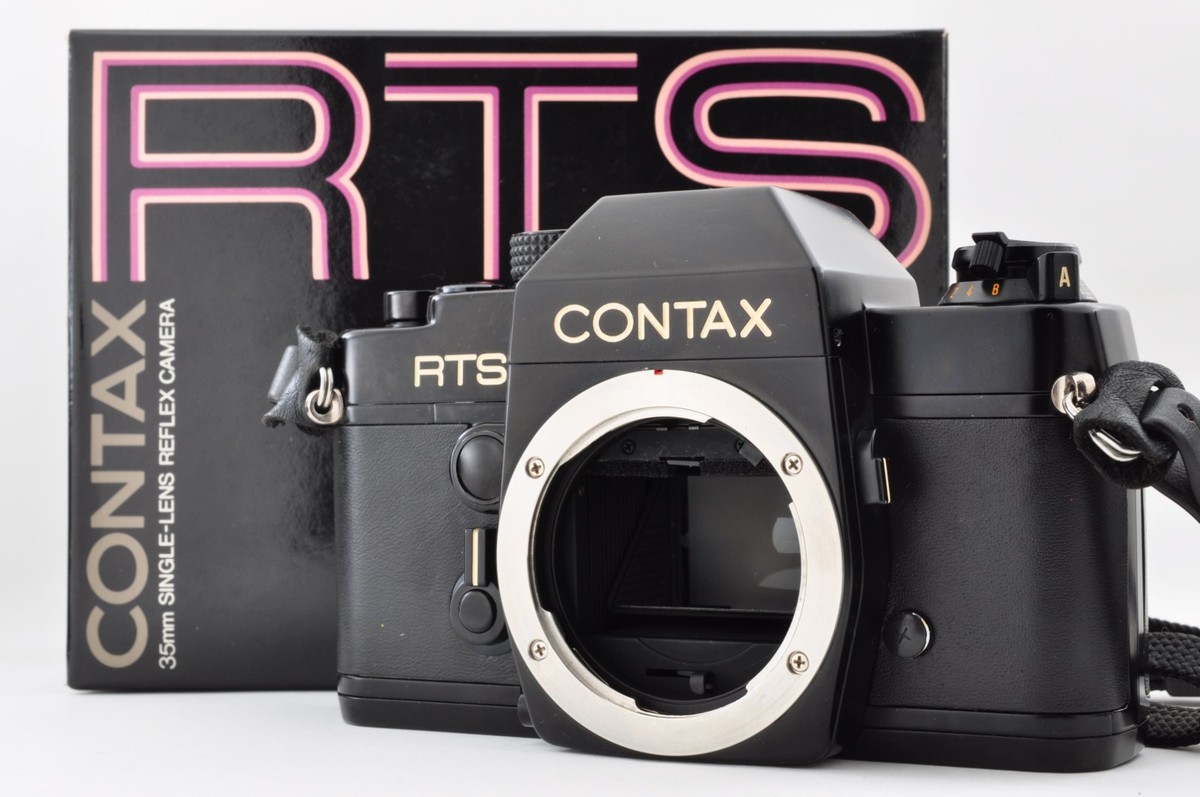 Mint] Contax RTS SLR 35mm Film Camera Black Body with Box
