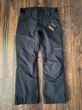 NEW Obermeyer Force Men's Ski/Snowboard Pants Water Resistant Black SZ Small REG