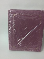 Creative Memories Old Style Scrapbook Album 8 x10 MULBERRY New w/15 sheets