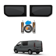 Nissan NV300 (2016-2021) Fixed Driver & Passenger Side Dark Tint Windows Glass