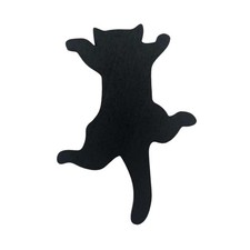 Wooden Black Cat Door Frame Sign Door Topper Decoration Decorative Art Craft