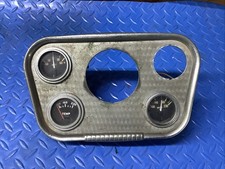 Vintage Stewart Warner Engine Turned Gauge Panel Chris Craft Century Correct