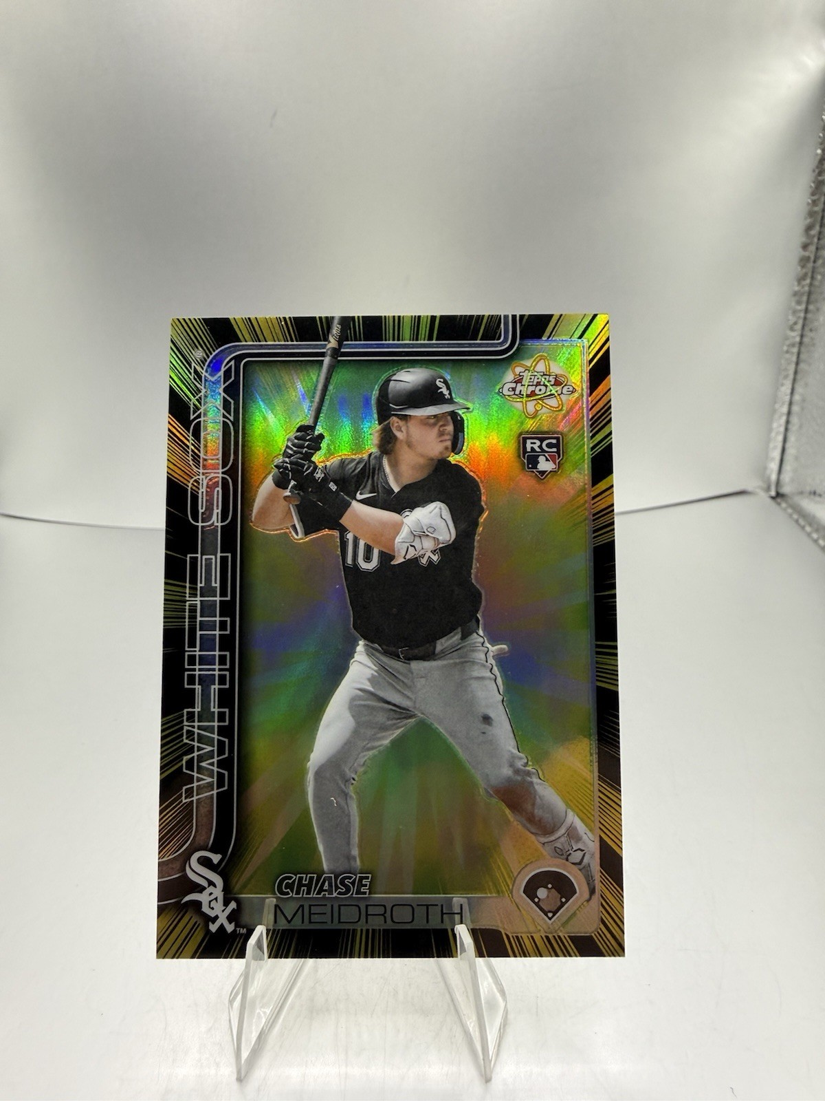 2025 Topps Chrome Update Chase Meidroth #RR-31 Radiating Rookies SSP RC