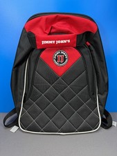 ZAINO JIMMY JOHN'S BORSA NERO ROSSO GOURMET SUB SANDWICH PROMO JOHNS