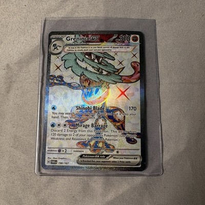 Pokémon TCG Greninja ex - 198/167  Twilight Masquerade NM/M 2024 Full Art