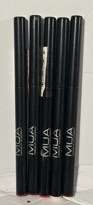 5x MUA Makeup Academy Anti-Feathering Lip Liner #500, #400, #403, #404, 1 Unknow