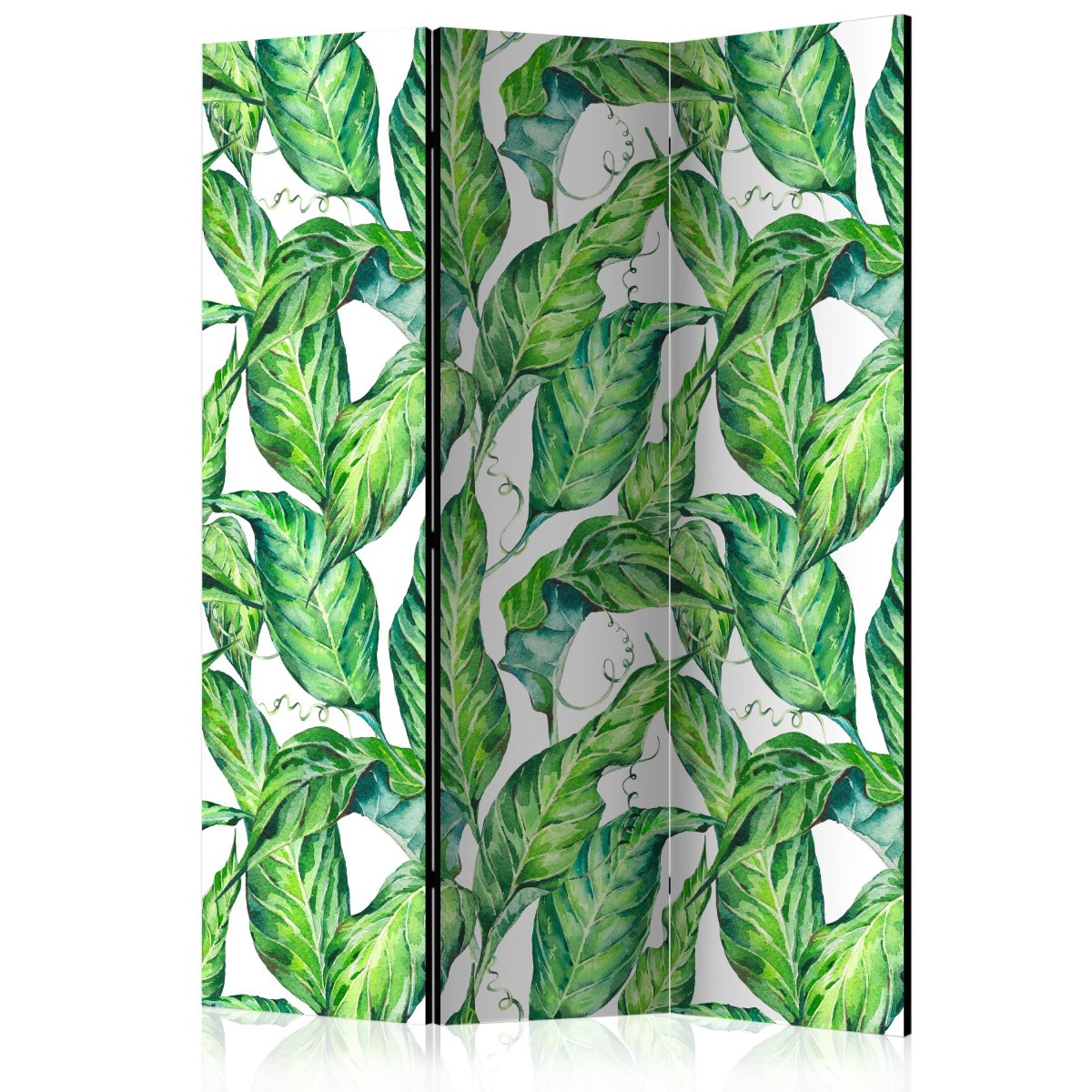 Paravent 3 volets Long Leaves 135x172cm pour cacher le désordre instantanément