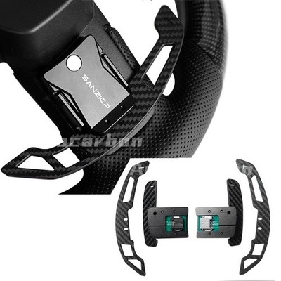 Magnetic Carbon Fiber Steering Wheel Paddle Shifter for Ford Mustang GT 15 -22