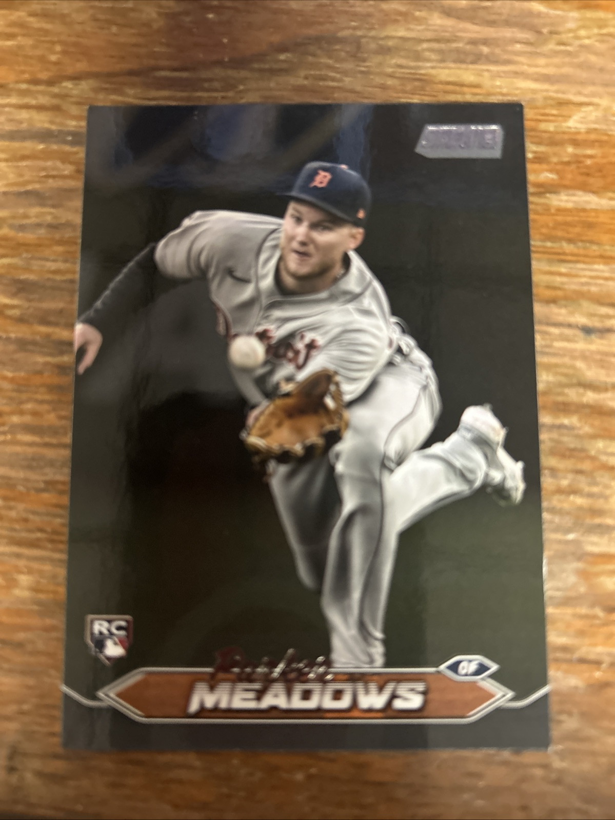 2024 Topps Stadium Club - Black Foil #105 Parker Meadows (RC)