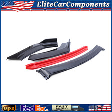 Brand New Front Bumper Lip Splitter Spoiler Car Lip Body Kit Universal Us