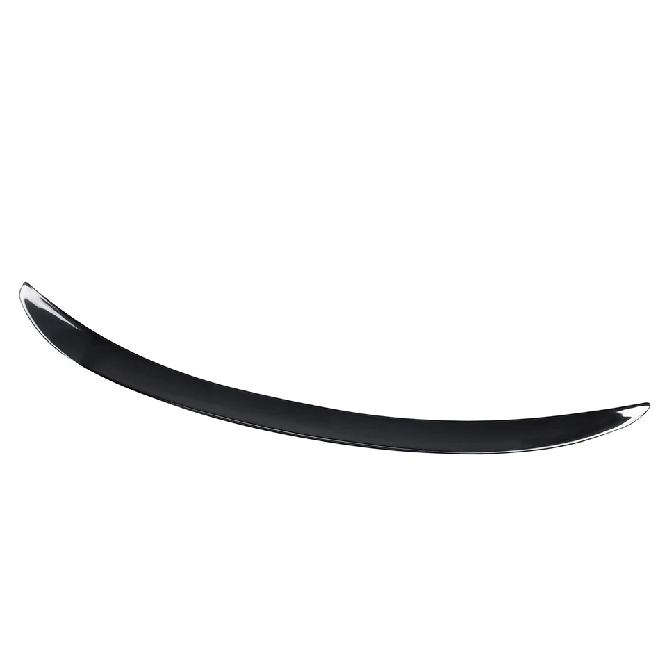 For 10-16 BMW F10 5 Series 535i 528i Trunk Lip Rear Glossy Black M5 Spoiler Wing - Image 2 of 4