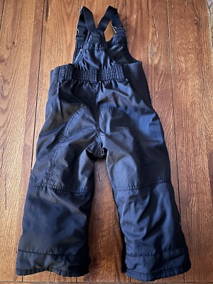 Baby Gap Primaloft Bib Snow Ski Suit Pants Black Size 2T Winter Toddler