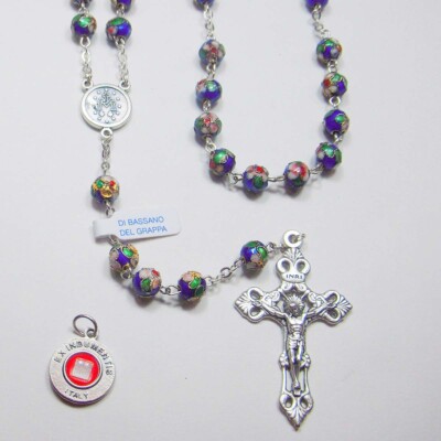 Bassano Ceramic Rosary - Blue 