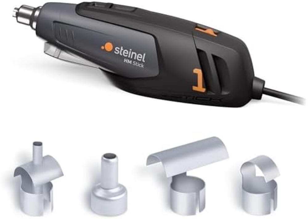 Mini Termosoffiatore Steinel HM Stick 350W con LED e 4 Ugelli