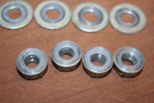 1985 Honda ATC 250SX Front Wheel Lug Nuts Washers OEM 85 A - Picture 4 of 4
