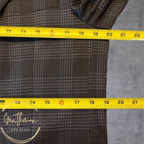 $295 RALPH LAUREN Mens Blazer Sport Coat Two Button Jacket 38R Strech Brown Suit - Picture 9 of 13