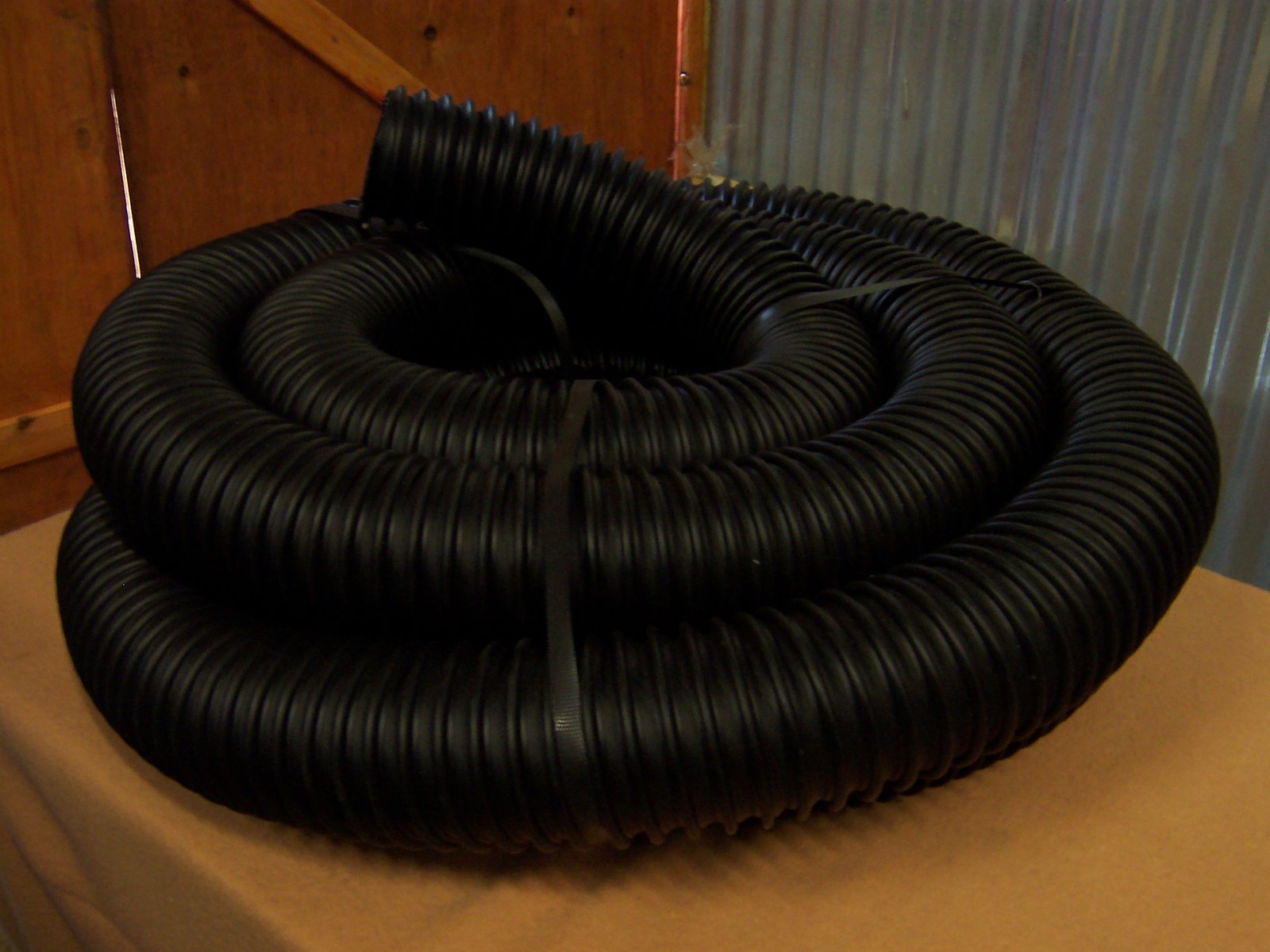 Garage exhaust hose High temp flexible duct pipe vehicle fumes 10m