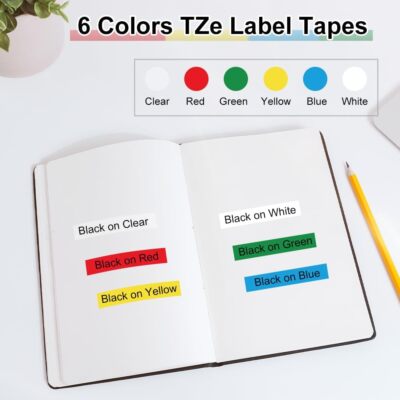 Produktbild von 6er-Pack Schriftbänder TZe-231 12 Mm – Kompatibel Mit Brother P-Touch – Farbauswahl
