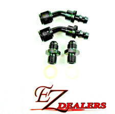 Automatic Transmission Cooler Lines Fittings -6an X 45 Degree Gm 4l60e 4l65e Automatic Transmission Cooler Lines Fittings -6an X 45 Degree Gm 4l60e 4l65e