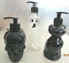 HALLOWEEN. DECORATIVE ..REFILLABLE..HAND SOAP CONTAINER..3 TO CHOOSE FROM