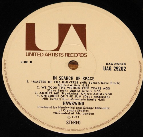 HAWKWIND X IN SEARCH OF SPACE UNITED ARTISTS LP 1971 GIMMIX 1ST PRESS W/ BOOKLET - Imagen 7 de 11