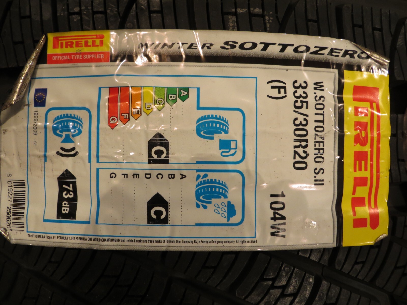 NEW 1 ONE PIRELLI SOTTOZERO WINTER 270 SERIE II 335/30R20 FERRARI 335 30 20 3460