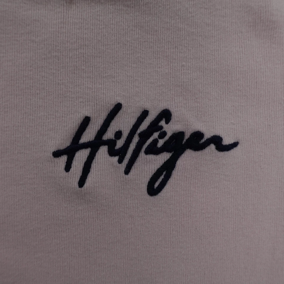 Tommy Hilfiger 睡眠衬衫女式小号粉色 T 恤拉标志睡衣连衣裙 — 第 3/4 张图片