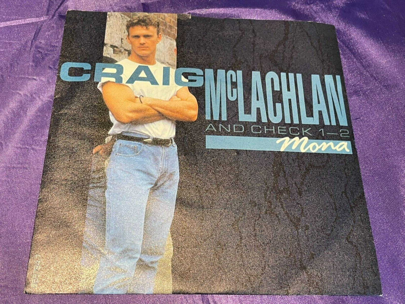 Craig McLachlan and Check 1-2 - Mona & I Don't Mind - Vinyl Record 7"" Single