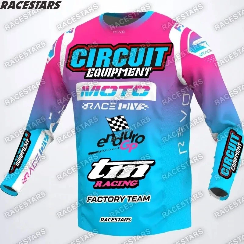 Camisetas TM Racing Motocross Moto Manga Larga Dirt Bike Enduro Racing Off-Road MTB Foto 2 de 4