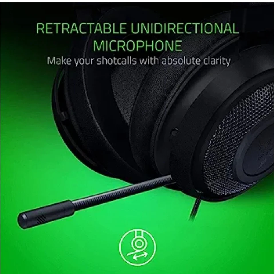 Razer Kraken Gaming Headset: For PC, PS4, PS5, Switch, Xbox One, Xbox Series X - Image 3 of 4