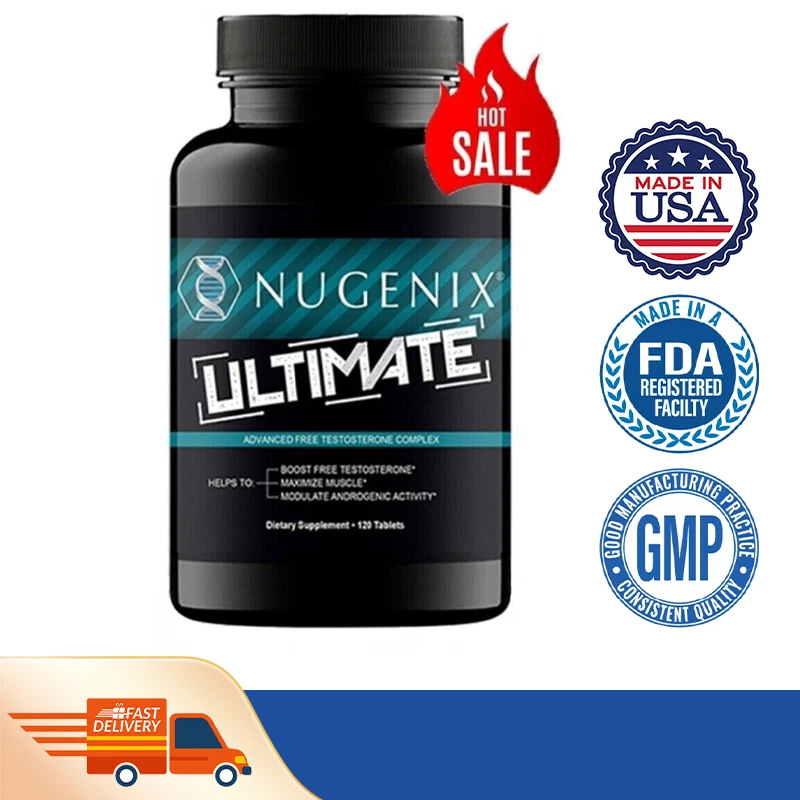 Nugenix Ultimate Testosterone Booster for Men 120 Capsules - Muscle Growth - Image 2 of 4