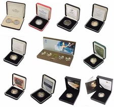   SILVER PROOF PIEDFORT £2 TWO POUNDS ROYAL MINT BOXED AND COA CHOICE OF DATE