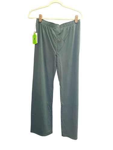 NWT Pj Salvage XL Sage Green Lounge Pajama Pants Faux Snaps Pullon #PQ37 - Picture 7 of 8