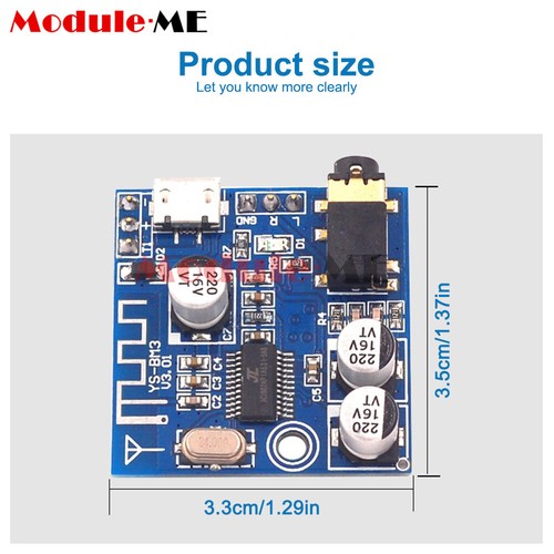3.7-5V MP3 Bluetooth 4.1 Audio Receiver Module Speaker Lossless Decoding Board - Picture 6 of 7