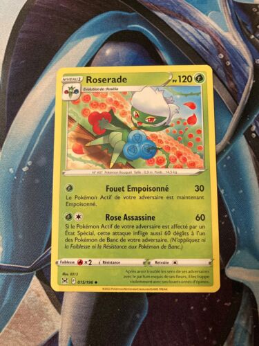 Carte Pokémon Roserade 015/196 EB11 Origine Perdue - Photo 1/1