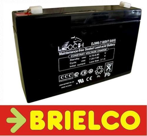 BATERIA DE ACIDO PB 6V 7.5A SIN MANTENIMIENTO | eBay