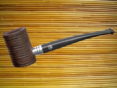 Pfeife Rattray's Ahoy Poker Rustic Rustiziert Stand Up 9 mm Pipe Pipa