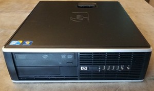 Hp Compaq 8000 Elite Sff Pc Intel Core 2 Quad Q8400 2 66ghz 2gb Coa No Hdd Os Ebay
