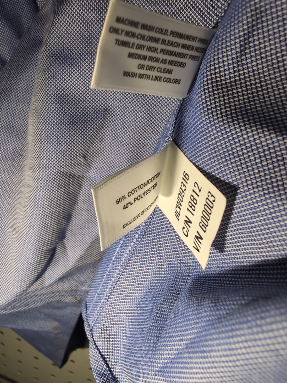 Carolina Panthers-Cutter & Buck CB-Men's Button Up Shirt Sz 3XT/3TGL Long Sleeve